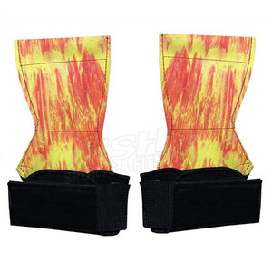 Poignées de gymnastique personnalisées avec logo Équipement de fitness et d'haltérophilie unisexe Matériau en cuir et néoprène - Product Image 3