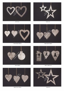 Ornement d'étoile personnalisé en métal pour arbre de Noël, artisanat direct usine, éco-responsable, durable, en aluminium - Product Image 2