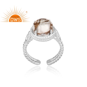 Natural Mojave How lite Gemstone <b>Ring</b> Jewelry Supplier Fine 925 Sterling Silver Handmade <b>Statement</b> <b>Ring</b> Jewelry Manufacturer - Product Image 2
