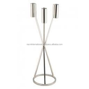 Candelabros de Hierro para Interiores Aliana, Elegantes Portavelas Hechos a Mano, Ecológicos, para Bodas, Faroles, Frascos para el Hogar - Product Image 4