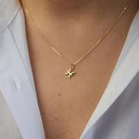 Collier avec chaîne en plaqué or 18k, 1 pièce, minimaliste, chaîne et argent véritable, signe du zodiaque
