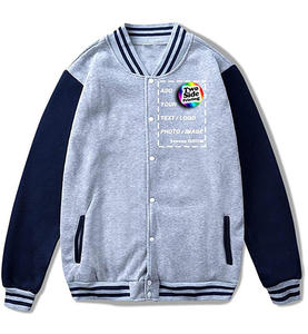 Meilleures ventes Vestes universitaires de haute qualité pour hommes Veste polaire en toile d'hiver - Product Image 1