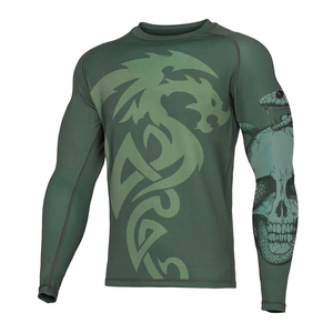 Camiseta de Compresión Transpirable de Primera Calidad con Estampado de Olivas, Camiseta de Manga Larga Unisex para Adultos - Product Image 1