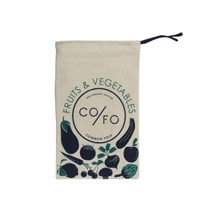 Reusable Custom Icons Printed Cheap Organic Drawstring Bag - Product Image 2