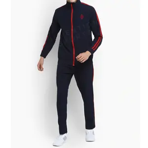 Nouvel ensemble de survêtement deux pièces pour homme, collection automne, coupe unie, extensible dans quatre directions, respirant, avec sweat à capuche et pantalon de jogging - Product Image 1