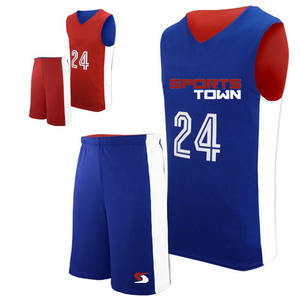 Uniforme d'entraînement de basket-ball, entièrement Sublimation personnalisé jeune XXL XXXL ensemble unisexe OEM personnalisé Anti XXS Logo bande Style costume - Product Image 2