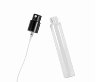 Flacon en verre unique de 15ml avec pompe à vis en aluminium pour atomiseur de parfum de poche d'huile de parfum Vaporisateur de parfum portable de 15ml