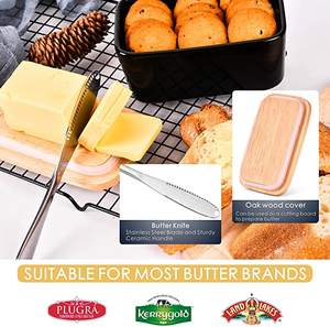 จานเนยสีดำแบบคลาสสิกทำจากสแตนเลสดีไซน์ทันสมัยหรูหราเหมาะสำหรับวางบนโต๊ะอาหารและอาหารเช้า - Product Image 4