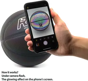 Bóng Rổ Phản Quang Ba Chiều Kích Thước Và Trọng Lượng Chính Thức Smileboy Bóng Rổ Phát Sáng - Product Image 3