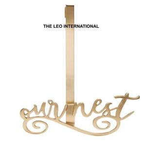 Cintre de guirlande antique en acier inoxydable métal laiton luxe pour la maison hôtel noël décoratif cintre de guirlande de noël - Product Image 6