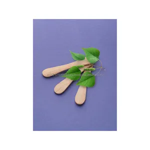 Eco-friendly ice cream stick 114x10x2 lightness and high strength stable structure and is not afraid of damage, wooden stick