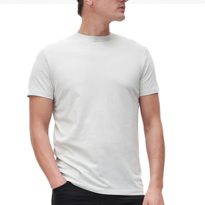 T-shirt OEM neuf sur mesure en gros pour hommes, manches courtes, en coton pur/polyester et tissu confortable - Product Image 3