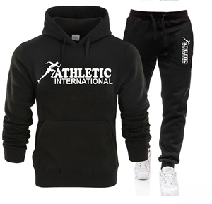 Conjunto Deportivo Personalizado al por Mayor con Logotipo, Traje Deportivo con Rayas para Correr, Traje Deportivo para Hombre, Corte Ajustado, Ropa Deportiva de Moda Urbana, Conjunto de Sudadera para Gimnasio - Product Image 5
