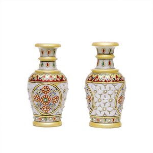 Jarrones de metal de diseño único para decoración del hogar, jarrones modernos para flores - Product Image 3