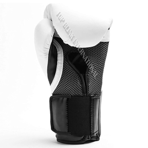 Venta al por mayor profesional logotipo personalizado cuero de vaca PU MMA guantes 8oz guantes de boxeo para niños adultos características de entrenamiento perforación - Product Image 4