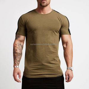 Camiseta de algodón peinado para hombre, camisa de manga corta de peso pesado, 220gsm - Product Image 4