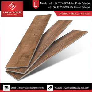 Best Quality Royal Brown 200x1200MM <b>Wooden</b> <b>Strip</b> Floor Tiles Bulk Exporter for School - Product Image 3