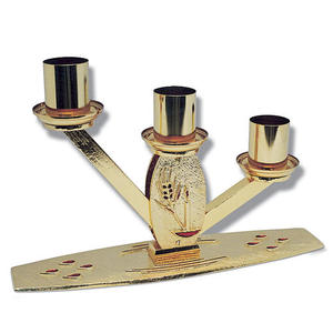 โคมระย้าสองข้อบกพร่องข้ามและรังสีคริสตจักรอุปกรณ์ Brassworld อินเดีย - Product Image 2