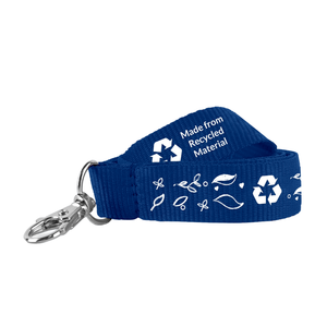 Cordón de poliéster plano con correas RPET, promoción, estilo europeo personalizado - Product Image 3