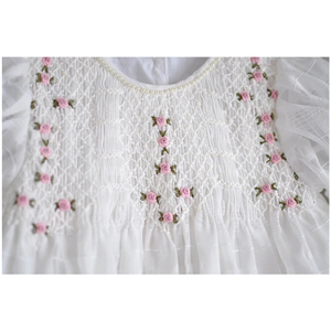 Baby Smock Dresses for Girls Smocked Hand Made Cotton Kids Clothes Boutiques Wholesale - Product Image 6