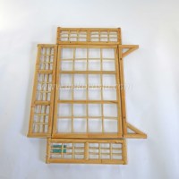 Lit pour animaux de compagnie en rotin naturel, motif uni, respirant, pour chats et chiens, canapé-lit de luxe