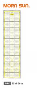 Taiwan Home <b>Sewing</b> Quilting Rectangular Ruler Scale 60x15cm Non-Slip with Stable <b>Supply</b> - Product Image 2