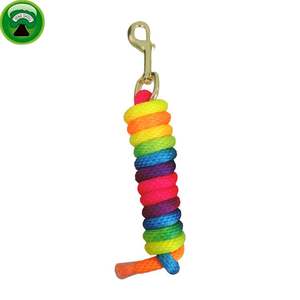 Cabestro de cuerdas de plomo de algodón de fantasía de arcoíris Para Caballo - Product Image 4