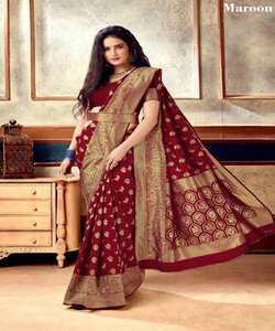 Sari en soie Banarasi, vêtement - Product Image 1