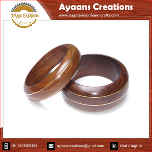 AYAANS 2024 nouveauté bracelets en bois à haut polissage en gros poli à la mode à vendre au prix d'usine - Product Image 6