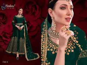 Anarkali ชุดนักออกแบบร้านออนไลน์,Salwar Kameez,ชุดปัญจาบ | ปัญจาบ Salwar Kameez ออกแบบราคาที่ดีที่สุดและจัดส่งทั่วโลก - Product Image 4