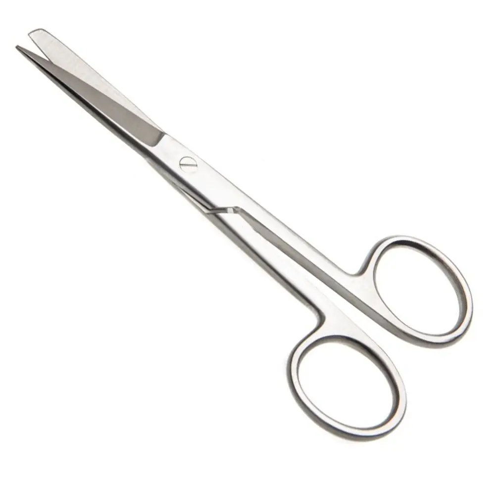 New 2023 Operating Dressing Surgical Operating Scissors Straight Sharp Blunt German Stainless Steel 18.5cm