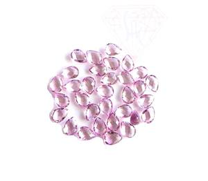 Belles formes en laiton à la mode de pierres précieuses en vrac naturelles d'améthyste rose pour les résultats de bijoux et les composants - Product Image 1