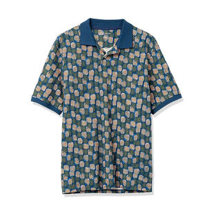 Polos de algodón personalizados para hombre, Polo 100% de moda con rayas de color, diseño personalizado, venta al por mayor - Product Image 1