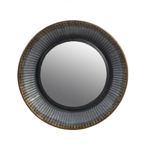 Décoration murale miroir moderne cadre verre fer matériau laiton Antique Style américain miroir fait à la main personnalisé en vrac - Product Image 6