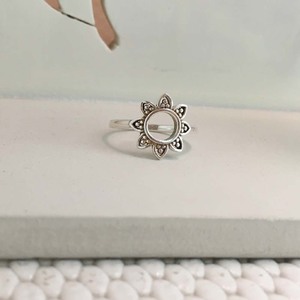 Bague en argent sterling 925 pur 10 carats faite à la main avec des bijoux mignons uniques en diamant pour la fête et le mariage des femmes - Product Image 1