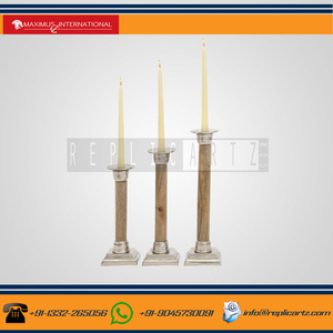 High Quality Wooden & Metal <b>Tea</b> Light Candle Holders Table Centerpiece Decorative Candle <b>Stand</b> for Wedding Birthday Candlelight - Product Image 2