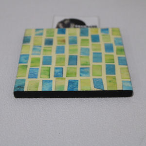 Posavasos de taza de té de vidrio Exim Pvt Ltd tradicional, diseño de espacios en blanco de sublimación para posavasos de mesa de restaurante de Hotel en casa - Product Image 3