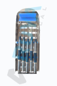 En Acier inoxydable Bleu Couleur Plasma Dentaire Brossage Doux 5 Pièces Ensemble En Acier inoxydable Kit de PRF Processus Périoste kit D'économie - Product Image 2