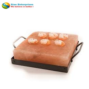 Himalayan Light Pink Round Cooking Salt Slabs &amp; Blocks Culinary <strong>Excellence</strong> by Sian Enterprises - Product Image 3