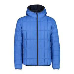 Chaqueta acolchada personalizada para hombre, chaqueta de invierno con capucha de tela tejida de calle, característica de calefacción, decoración con cremallera - Product Image 2