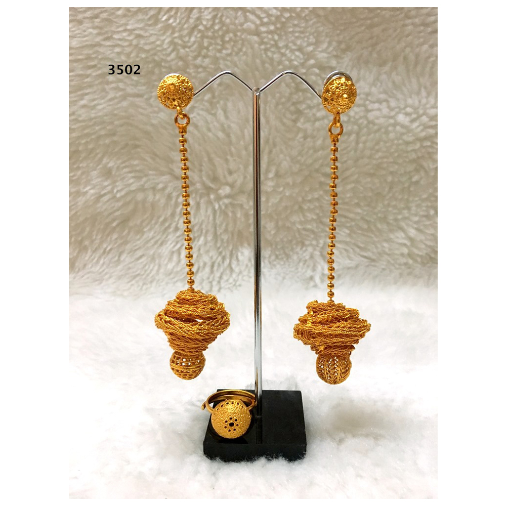 African Design Ngalam Earring Handmade Copper and Brass Jewelry with Diamond for Wedding Engagement Anniversary or Party by ANSHUL AGRAWAL