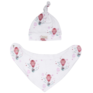 Ensemble de bavoirs et bonnets en coton biologique certifié dot, ensemble de bavoirs et bonnets pour bébés, serviettes - Product Image 1