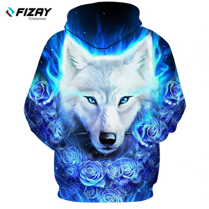Wholesale Customised Men's 3D Digital Printing Breathable Quick Dry <b>Polyester</b> <b>Hoodies</b> Plus Size Unisex Winter Solid Pattern - Product Image 4