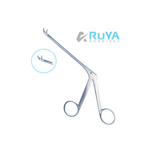 Pinza Nasal Curva de 45 Grados de Acero Inoxidable Médico con Certificación CE, Tipo Weil Blakesley, con Mandíbulas de 2.5MM, Portaagujas Manual - Product Image 1
