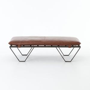 Banc unique en cuir véritable de style industriel 2025, meubles de salon, appartement, chambre à coucher de style campagnard, fait à la main - Product Image 3