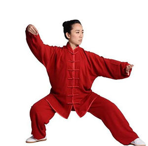Uniforme de kung-fu de alta calidad para hombres, uniforme de Wing Chun, OEM, tradicional, shaolin, kung-fu, tai chi, venta al por mayor - Product Image 2