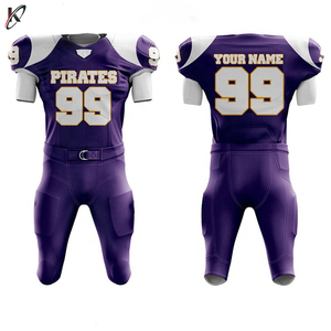 Ropa Deportiva de Fútbol Americano Personalizada de Alta Calidad, Tallas Grandes, Transpirable, de Secado Rápido, Antibacteriana, con Estampado Sublimado en Spandex/Poliéster - Product Image 4
