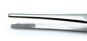 Fórceps de vendaje quirúrgico Patrón estándar Punta dentada 5,5 "Instrumentos médicos de recogida dental - Product Image 3