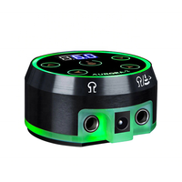 Alimentation électrique pour tatouage HP Professional Aurora 2 Argent & Noir Faible bruit Écran tactile LCD Mini LED Pavé tactile en fonte