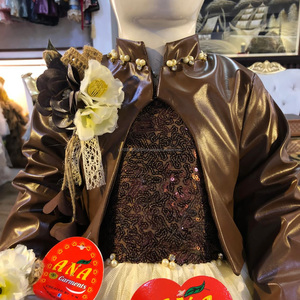 Mejor Diseño de cuero koti con elegante ropa de fiesta vestido de fiesta nuevo desgaste diseño elegante koti vestidos para bebé niña - Product Image 3